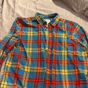 Bold Sharp Flannel - St John’s Bay - Never Worn